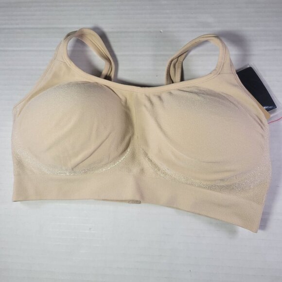 Truekind Chai Daily Comfort Supportive Wirefree Shaper Bra #10022 Size L - Picture 1 of 5